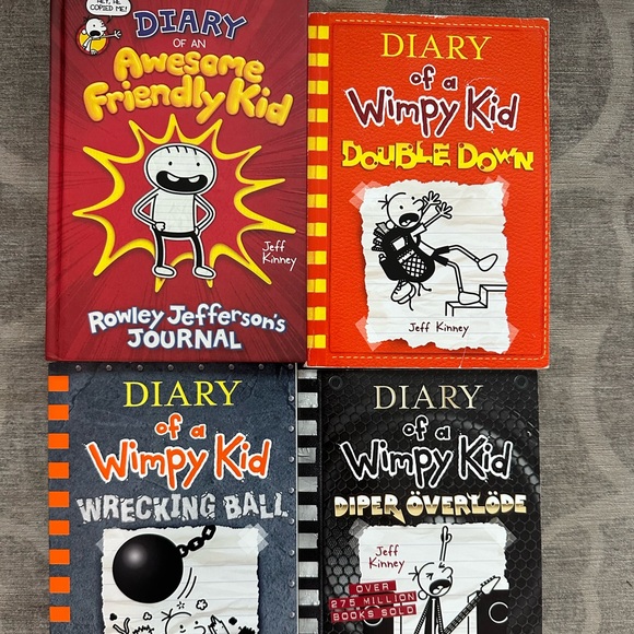 diary of a wimpy kid Other - 4x Diary of a Wimpy Kid books.